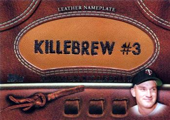 2011 Topps - Manufactured Glove Leather Nameplates #MGL-HK Harmon Killebrew  Front